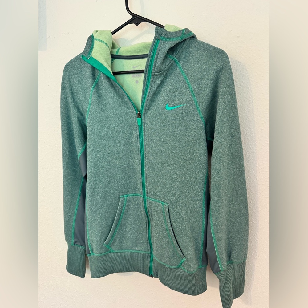 Nike Therma-FIT Green Full-Zip Hoodie